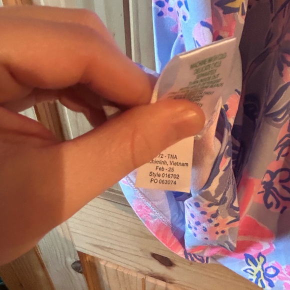 Lilly Pulitzer Nemy Skirted Romper in Multi Elephant Splash Engine NWT - Picture 8 of 8